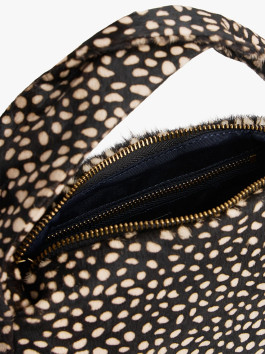 náhled Tommy Hilfiger dámská chlupatá černá kabelka