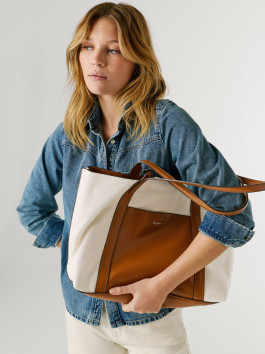 náhled Pepe Jeans dámská hnědá kabelka