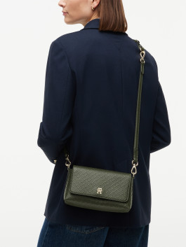 náhled Tommy Hilfiger dámská tmavě zelená kabelka