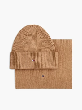 náhled Tommy Hilfiger dámská dárková sada čepice a šály
