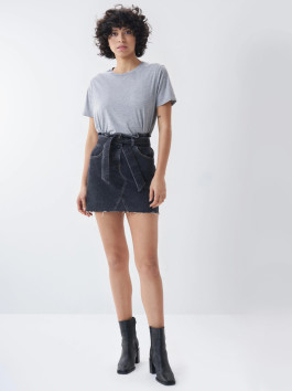 náhled Salsa Jeans dámská černá riflová sukně.