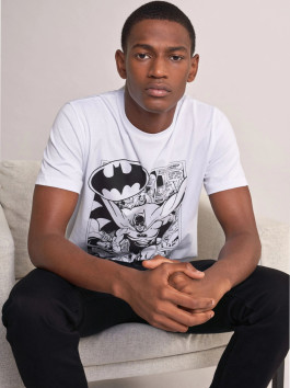 náhled Salsa pánské bílé tričko Batman