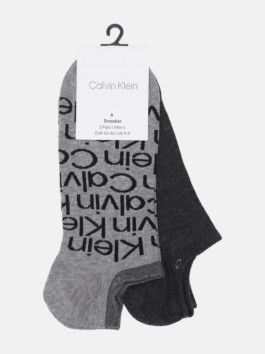 náhled Calvin Klein pánské šedé ponožky 2 pack