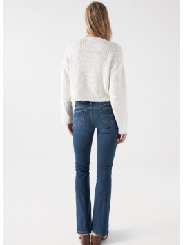 náhled Salsa Jeans dámský krémový svetr