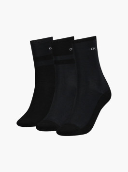 náhled Calvin Klein dámské černé ponožky 3 pack