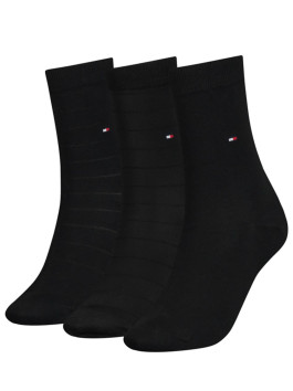 náhled Tommy Hilfiger dámské černé ponožky 3 pack