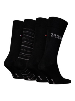 náhled Tommy Hilfiger pánské černé ponožky 4 pack