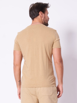 náhled Tommy Jeans pánské béžové tričko