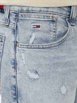 náhled Tommy Jeans pánské světle modré džínové šortky