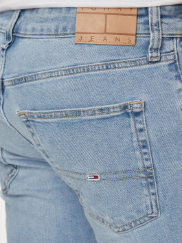náhled Tommy Jeans pánské světle modré džínové šortky