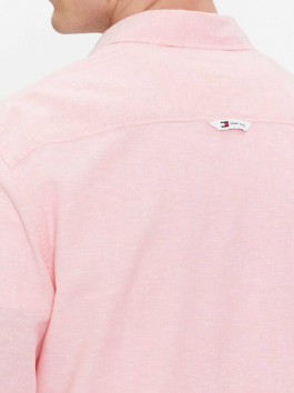 náhled Tommy Jeans pánská růžová košile