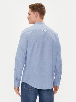 náhled Tommy Jeans pánská světle modrá košile Mao