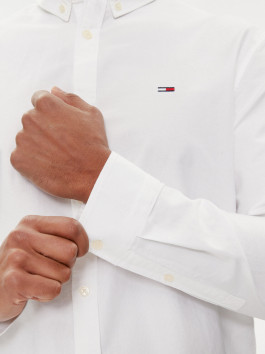 náhled Tommy Jeans pánská bílá košile Oxford
