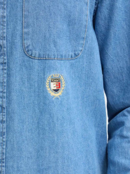 náhled Tommy Jeans pánská modrá džínová košile
