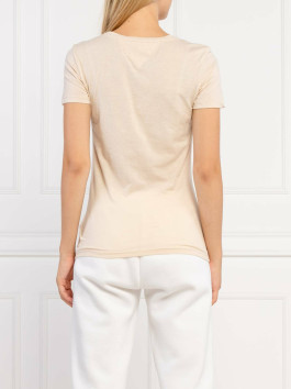 náhled Tommy Jeans dámské béžové triko