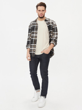 náhled Tommy Jeans pánské krémové tričko