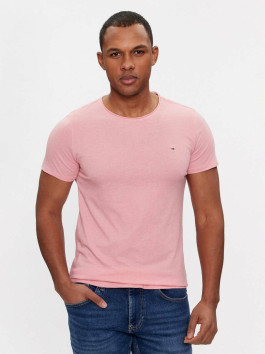 náhled Tommy Jeans pánské růžové tričko