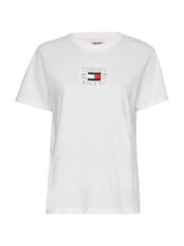 náhled Tommy Jeans dámské bílé triko TIMELESS BOX