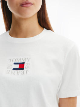 náhled Tommy Jeans dámské bílé triko TIMELESS BOX
