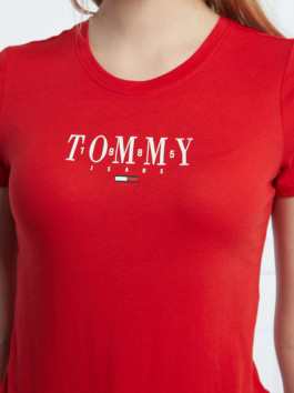 náhled Tommy Jeans dámské červené tričko