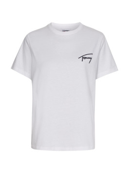 náhled Tommy Jeans dámské bílé triko SIGNATURE