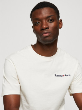 náhled Tommy Jeans pánské smetanové triko
