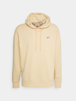 náhled Tommy Jeans pánská béžová mikina SIGNATURE