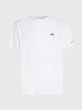 náhled Tommy Jeans pánské bílé triko SIGNATURE