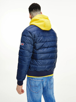 náhled Tommy Jeans pánská tmavě modrá péřová bunda