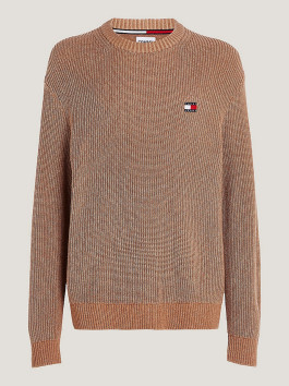 náhled Tommy Jeans pánský zlatohnědý svetr