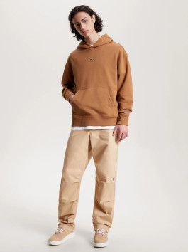 náhled Tommy Jeans pánská hnědá mikina SIGNATURE