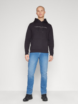 náhled Tommy Jeans pánská černá mikina LINEAR LOGO