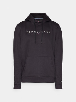 náhled Tommy Jeans pánská černá mikina LINEAR LOGO