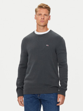 náhled Tommy Jeans pánský šedý svetr