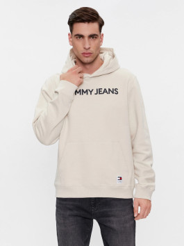 náhled Tommy Jeans pánská béžová mikina