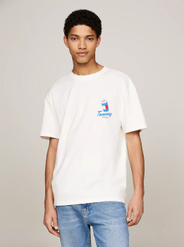 náhled Tommy Jeans pánské bílé tričko