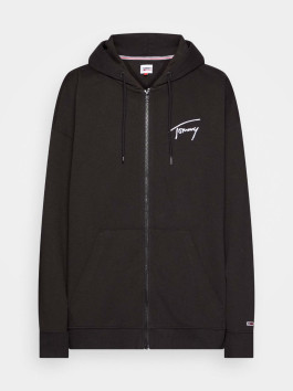 náhled Tommy Jeans dámská černá mikina SIGNATURE ZIP THRU