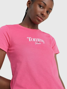náhled Tommy Jeans dámské růžové triko