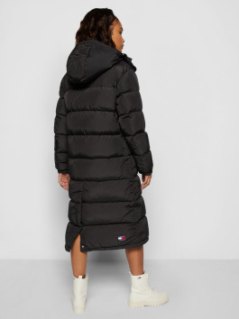 náhled Tommy Jeans dámský černý zimní kabát