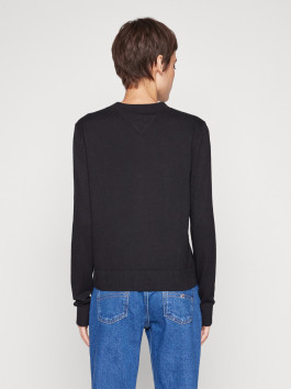 náhled Tommy Jeans dámský černý tenký svetr