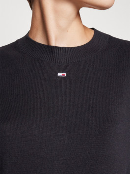 náhled Tommy Jeans dámský černý tenký svetr