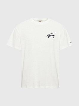 náhled Tommy Jeans pánské bílé tričko SIGNATURE
