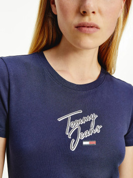 náhled Tommy Jeans dámské modré tričko