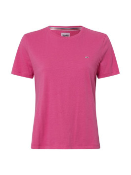 náhled Tommy Jeans dámské růžové tričko