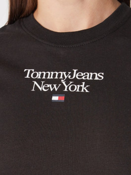 náhled Tommy Jeans dámské černé tričko ESSENTIAL LOGO