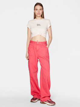 náhled Tommy Jeans dámské světle růžové tričko