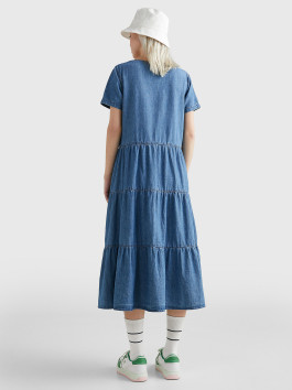náhled Tommy Jeans dámské dlouhé šaty