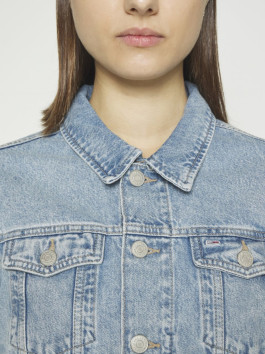 náhled Tommy Jeans dámská světle modrá džínová bunda