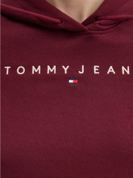 náhled Tommy Jeans dámská vínová mikina