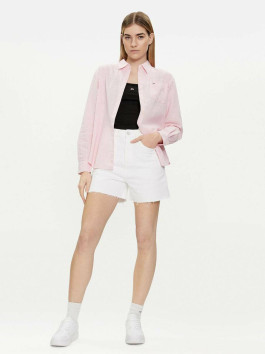 náhled Tommy Jeans dámská pruhovaná růžová košile